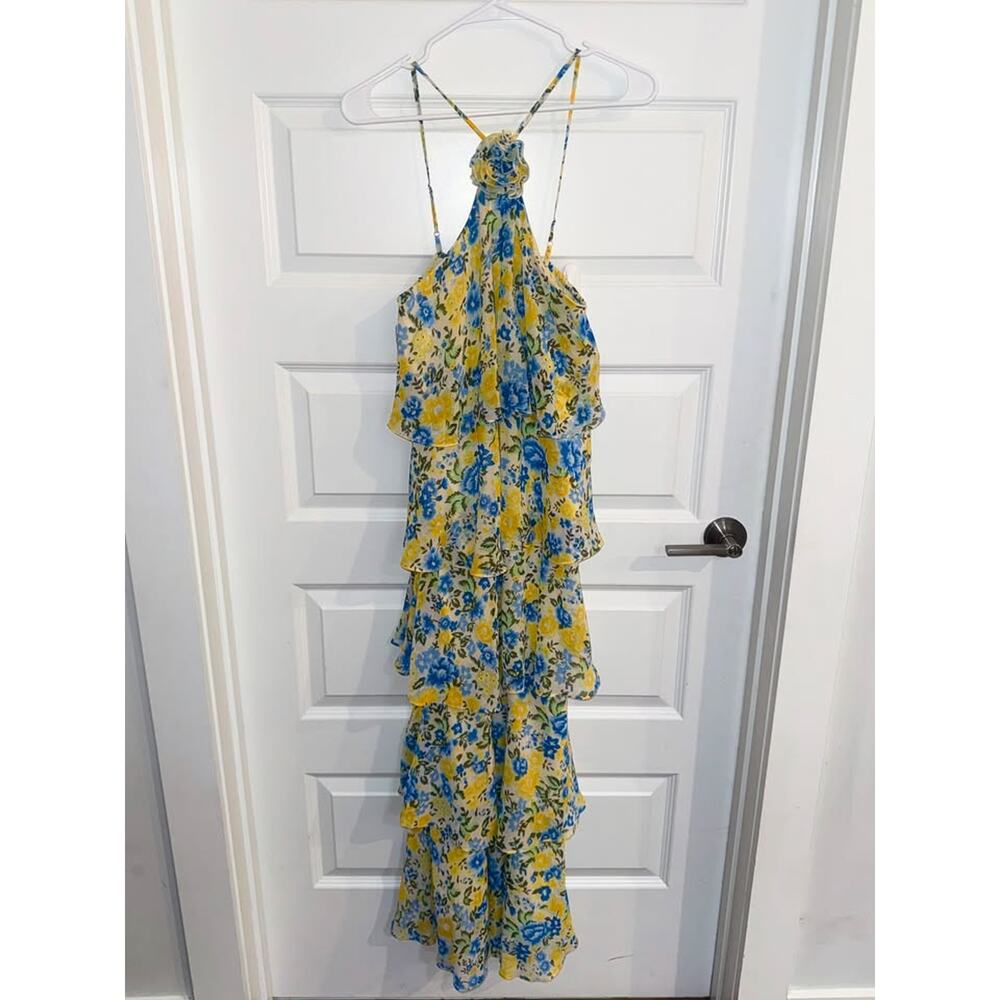 New Vero Moda Floral Tiered Wedding Guest Dress